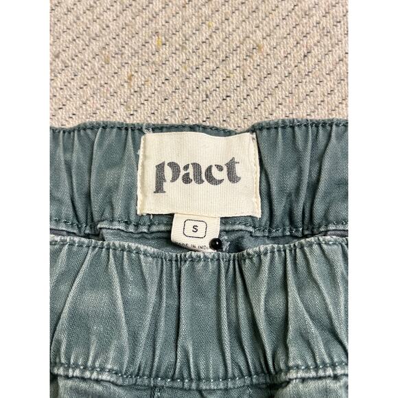 Pact organic cotton pull on elastic waistband chino pants pockets, size small - Picture 3 of 14